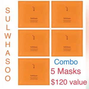 SULWHASOO CONCENTRATED GINSENG RENEWING CREAMY MASK (5PCS) - $120 Value